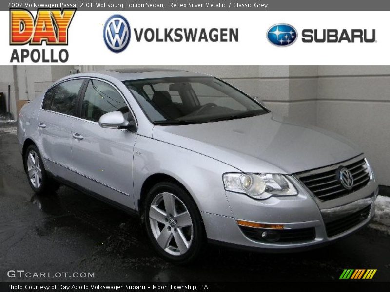 Reflex Silver Metallic / Classic Grey 2007 Volkswagen Passat 2.0T Wolfsburg Edition Sedan