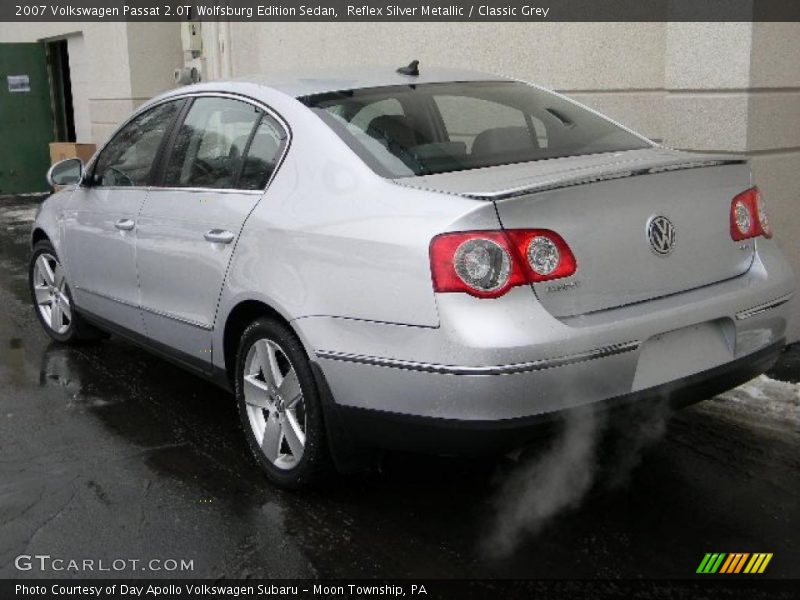 Reflex Silver Metallic / Classic Grey 2007 Volkswagen Passat 2.0T Wolfsburg Edition Sedan