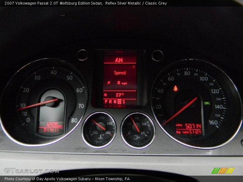 Reflex Silver Metallic / Classic Grey 2007 Volkswagen Passat 2.0T Wolfsburg Edition Sedan