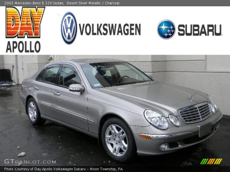 Desert Silver Metallic / Charcoal 2003 Mercedes-Benz E 320 Sedan
