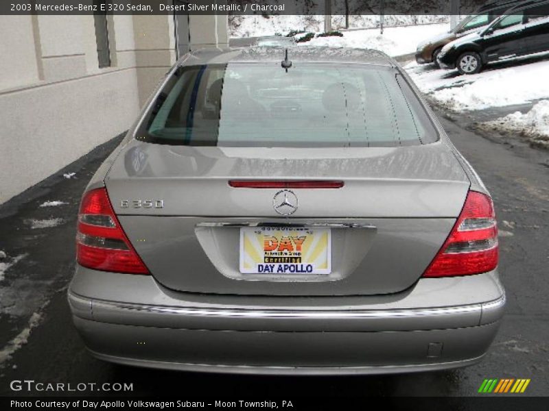 Desert Silver Metallic / Charcoal 2003 Mercedes-Benz E 320 Sedan