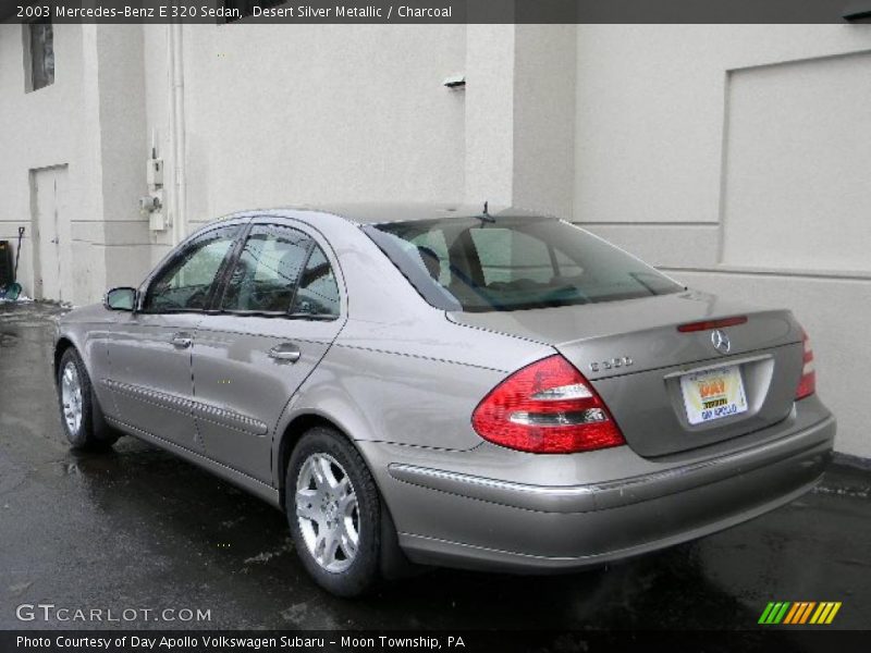 Desert Silver Metallic / Charcoal 2003 Mercedes-Benz E 320 Sedan