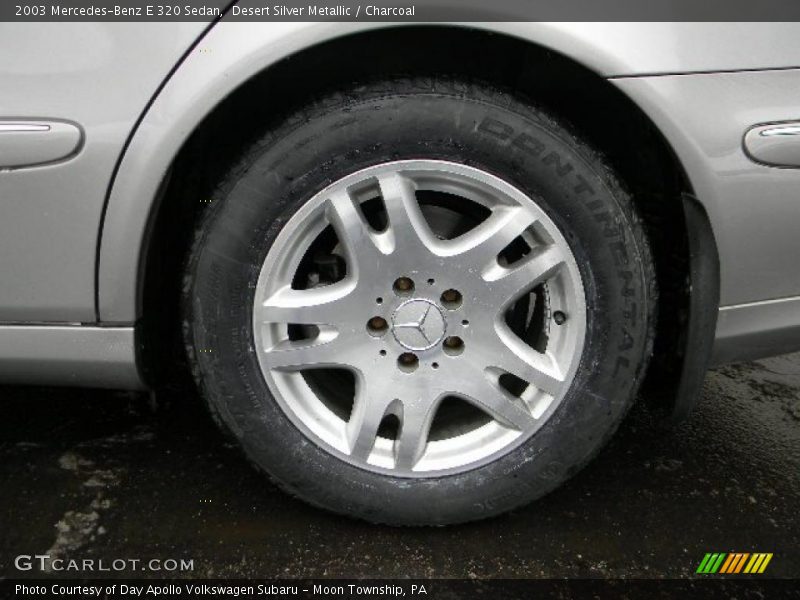Desert Silver Metallic / Charcoal 2003 Mercedes-Benz E 320 Sedan