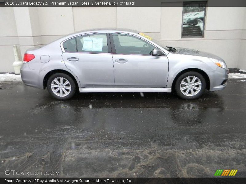 Steel Silver Metallic / Off Black 2010 Subaru Legacy 2.5i Premium Sedan
