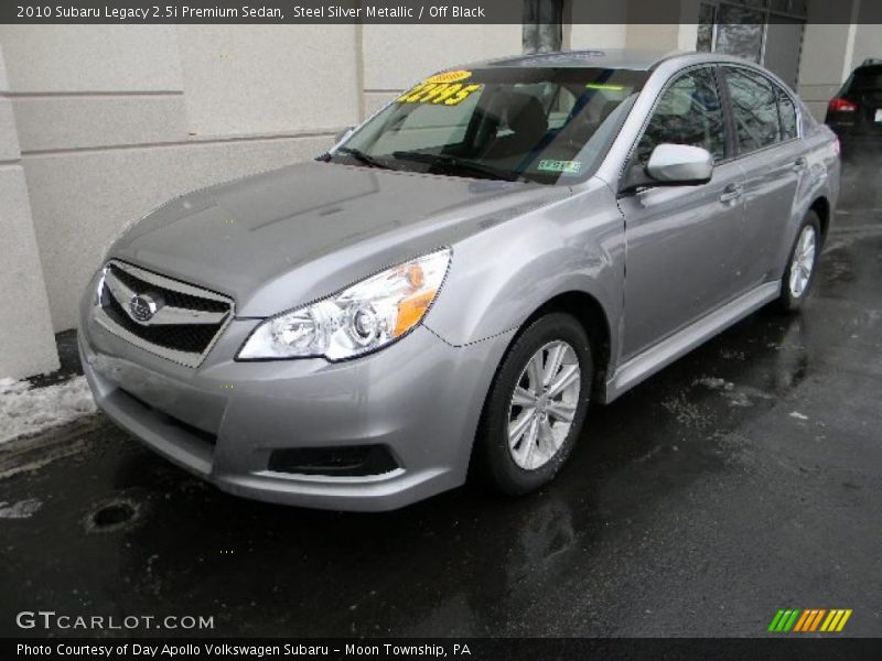 Steel Silver Metallic / Off Black 2010 Subaru Legacy 2.5i Premium Sedan