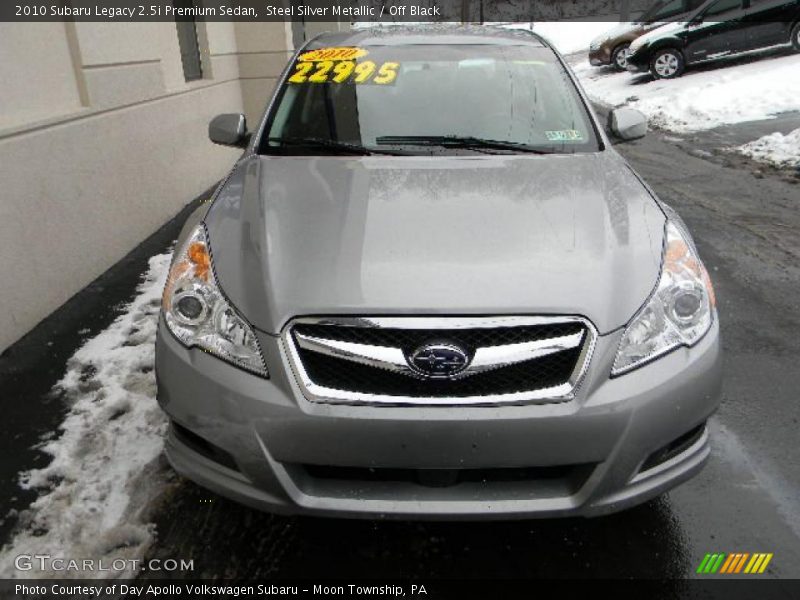 Steel Silver Metallic / Off Black 2010 Subaru Legacy 2.5i Premium Sedan