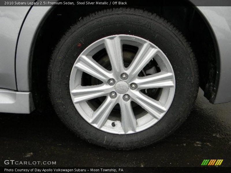  2010 Legacy 2.5i Premium Sedan Wheel