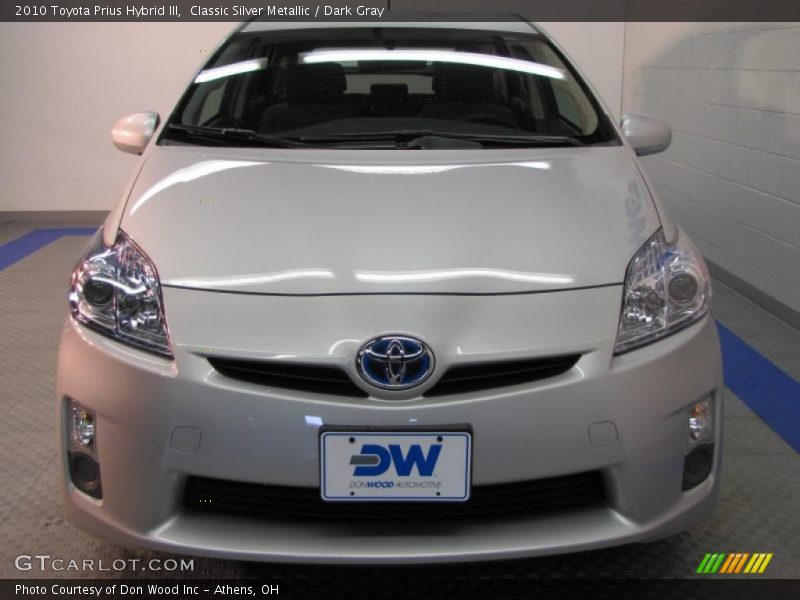 Classic Silver Metallic / Dark Gray 2010 Toyota Prius Hybrid III