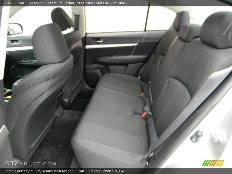 Steel Silver Metallic / Off Black 2010 Subaru Legacy 2.5i Premium Sedan