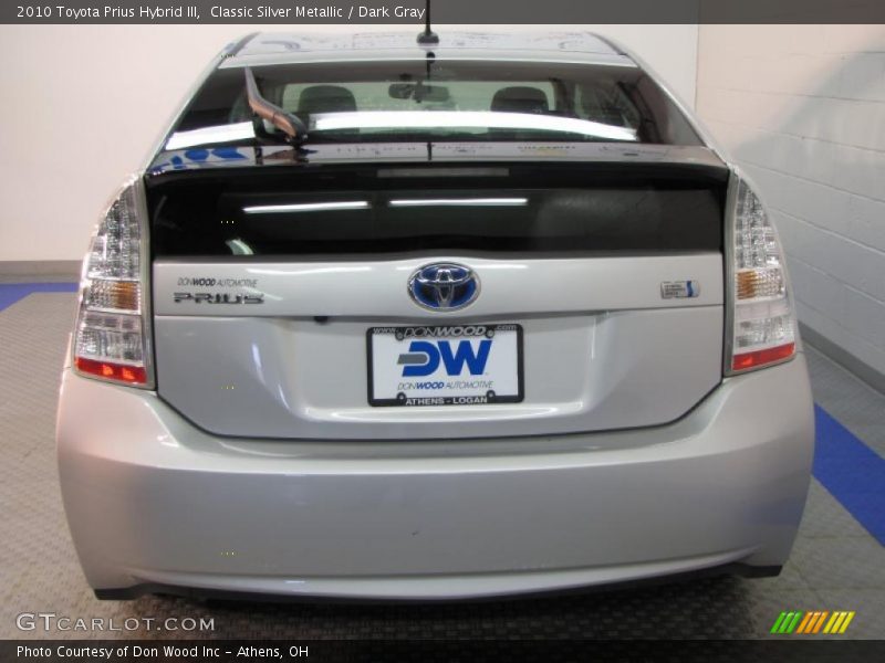 Classic Silver Metallic / Dark Gray 2010 Toyota Prius Hybrid III