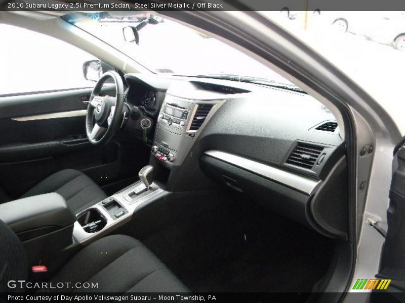 Steel Silver Metallic / Off Black 2010 Subaru Legacy 2.5i Premium Sedan