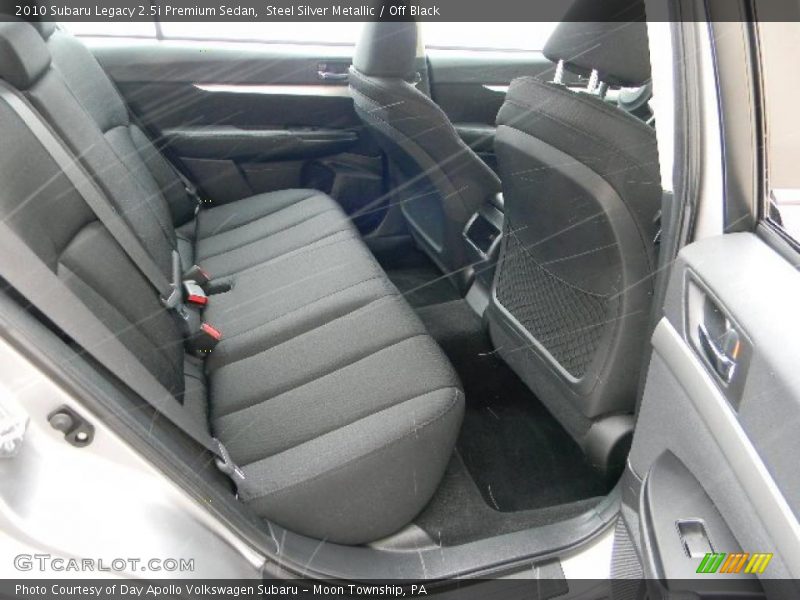 Steel Silver Metallic / Off Black 2010 Subaru Legacy 2.5i Premium Sedan