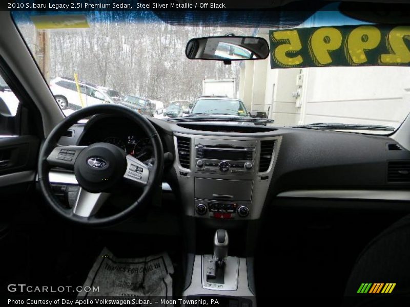 Steel Silver Metallic / Off Black 2010 Subaru Legacy 2.5i Premium Sedan