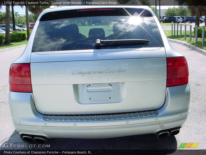 Crystal Silver Metallic / Havanna/Sand Beige 2006 Porsche Cayenne Turbo