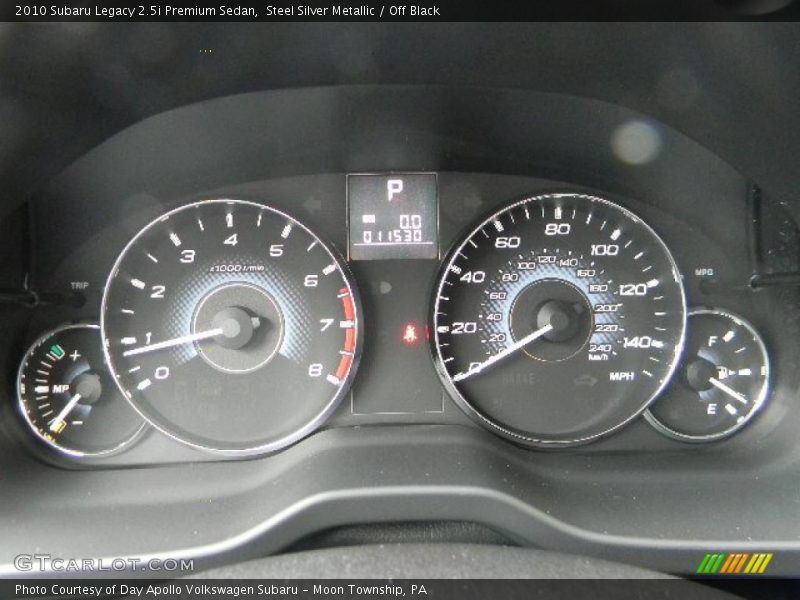 2010 Legacy 2.5i Premium Sedan 2.5i Premium Sedan Gauges