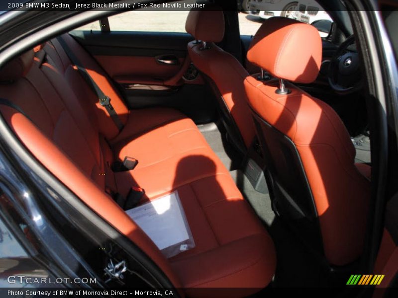 2009 M3 Sedan Fox Red Novillo Leather Interior