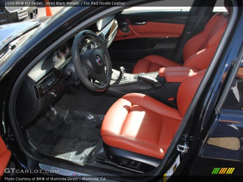  2009 M3 Sedan Fox Red Novillo Leather Interior
