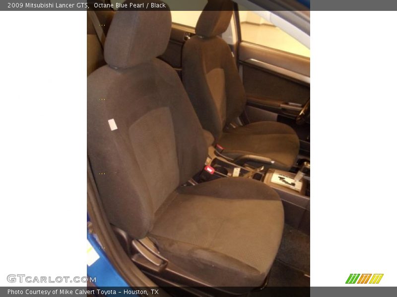 Octane Blue Pearl / Black 2009 Mitsubishi Lancer GTS