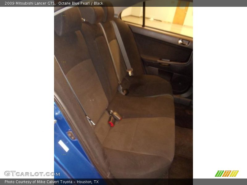 Octane Blue Pearl / Black 2009 Mitsubishi Lancer GTS