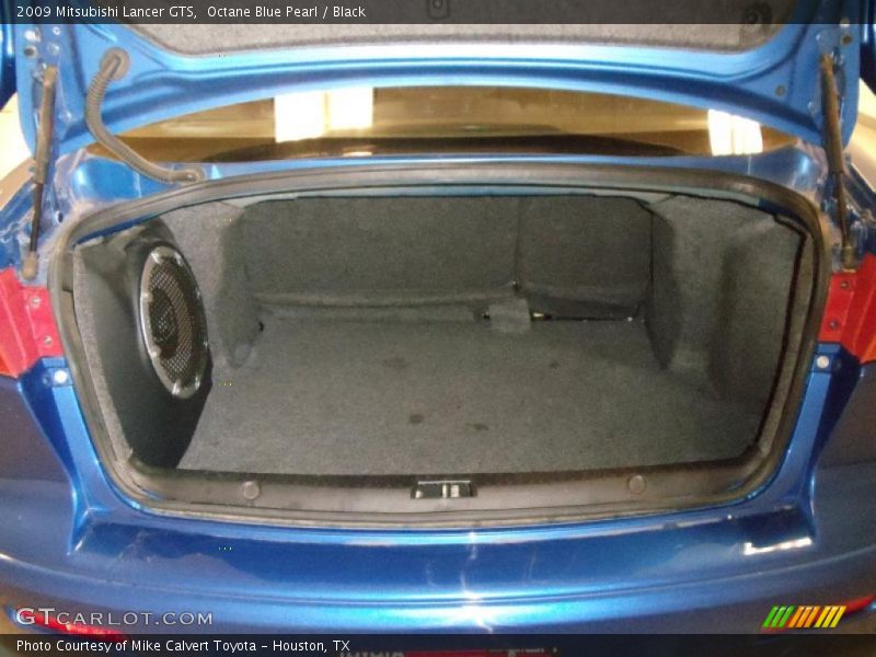Octane Blue Pearl / Black 2009 Mitsubishi Lancer GTS