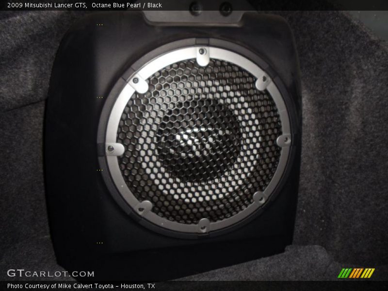 Octane Blue Pearl / Black 2009 Mitsubishi Lancer GTS