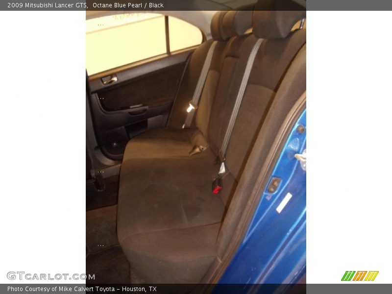 Octane Blue Pearl / Black 2009 Mitsubishi Lancer GTS
