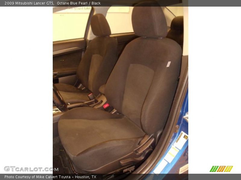 Octane Blue Pearl / Black 2009 Mitsubishi Lancer GTS