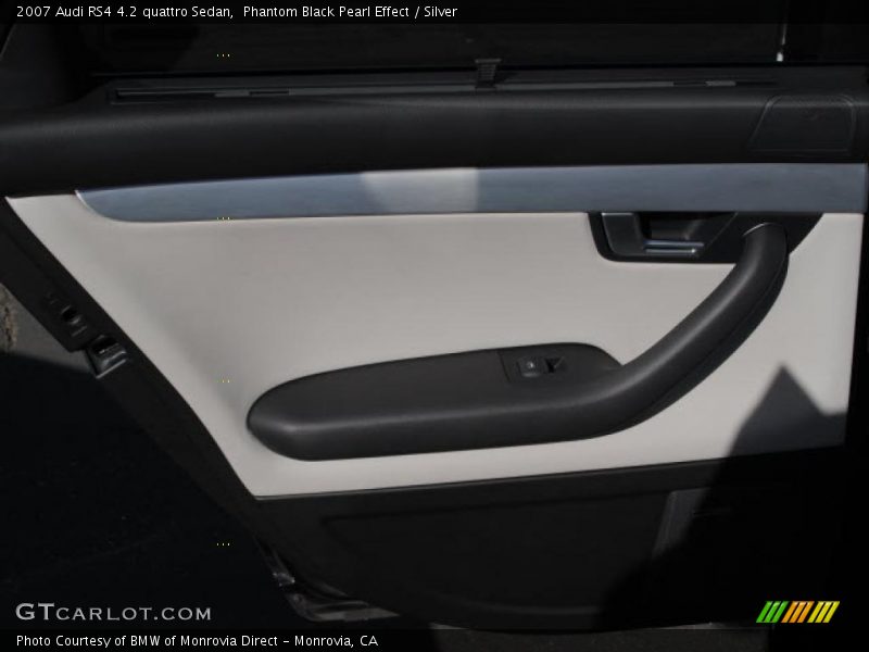 Phantom Black Pearl Effect / Silver 2007 Audi RS4 4.2 quattro Sedan