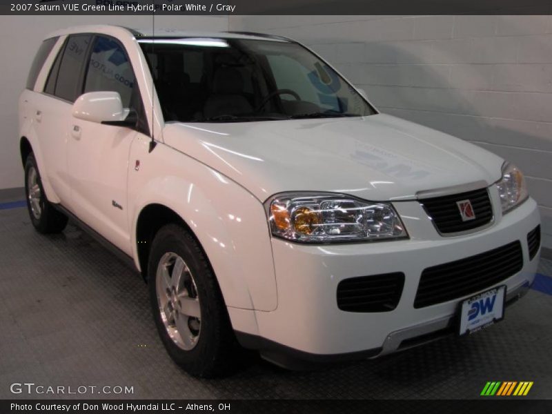 Polar White / Gray 2007 Saturn VUE Green Line Hybrid