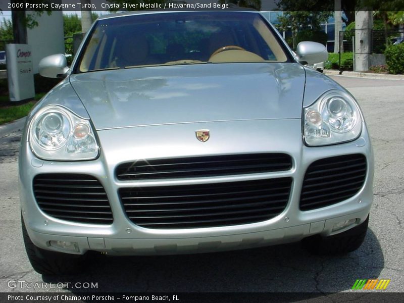 Crystal Silver Metallic / Havanna/Sand Beige 2006 Porsche Cayenne Turbo