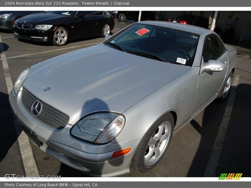 Pewter Metallic / Charcoal 2004 Mercedes-Benz SLK 320 Roadster