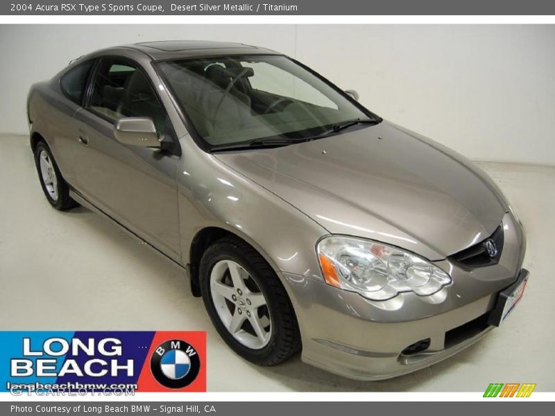 Desert Silver Metallic / Titanium 2004 Acura RSX Type S Sports Coupe