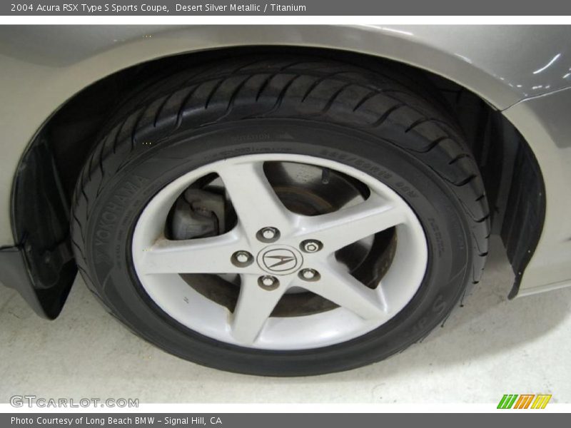 Desert Silver Metallic / Titanium 2004 Acura RSX Type S Sports Coupe