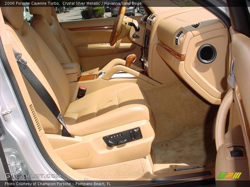 Crystal Silver Metallic / Havanna/Sand Beige 2006 Porsche Cayenne Turbo