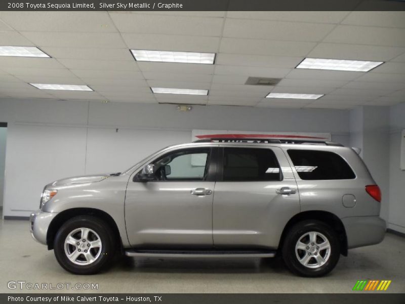 Silver Sky Metallic / Graphite 2008 Toyota Sequoia Limited