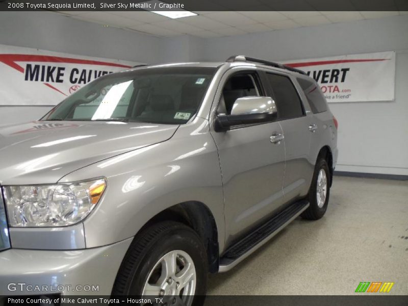 Silver Sky Metallic / Graphite 2008 Toyota Sequoia Limited