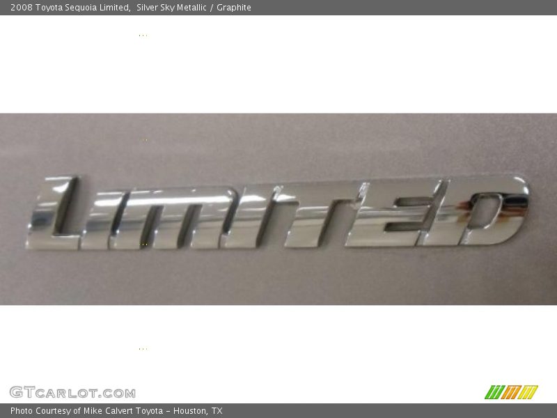Silver Sky Metallic / Graphite 2008 Toyota Sequoia Limited