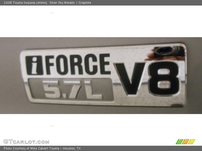 Silver Sky Metallic / Graphite 2008 Toyota Sequoia Limited