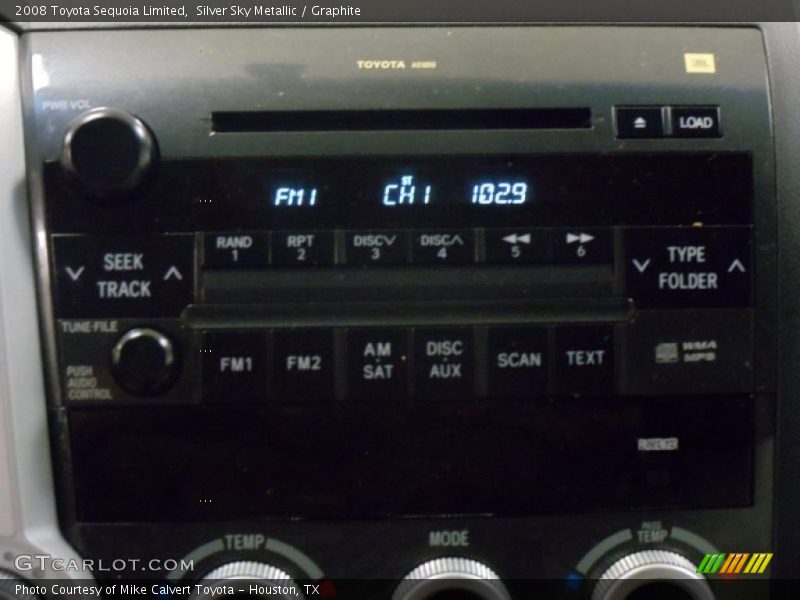 Silver Sky Metallic / Graphite 2008 Toyota Sequoia Limited