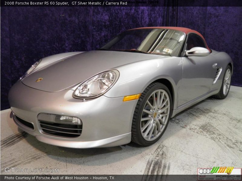 Front 3/4 View of 2008 Boxster RS 60 Spyder