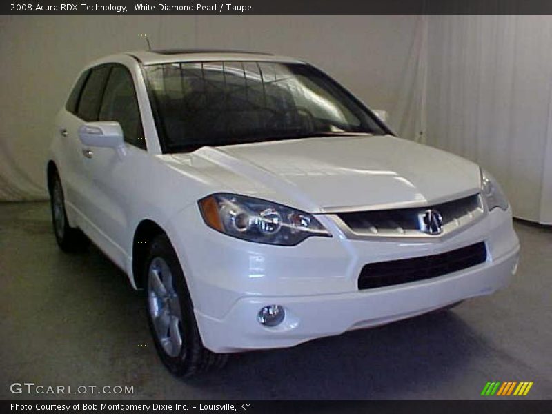 White Diamond Pearl / Taupe 2008 Acura RDX Technology