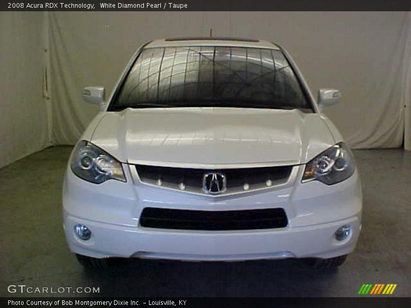 White Diamond Pearl / Taupe 2008 Acura RDX Technology