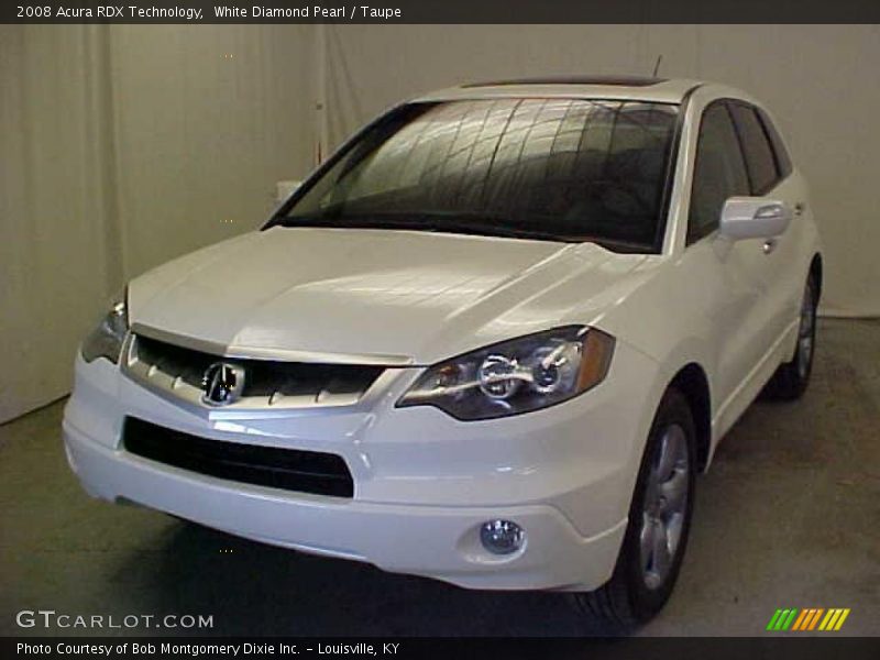 White Diamond Pearl / Taupe 2008 Acura RDX Technology
