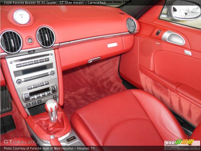  2008 Boxster RS 60 Spyder Carrera Red Interior