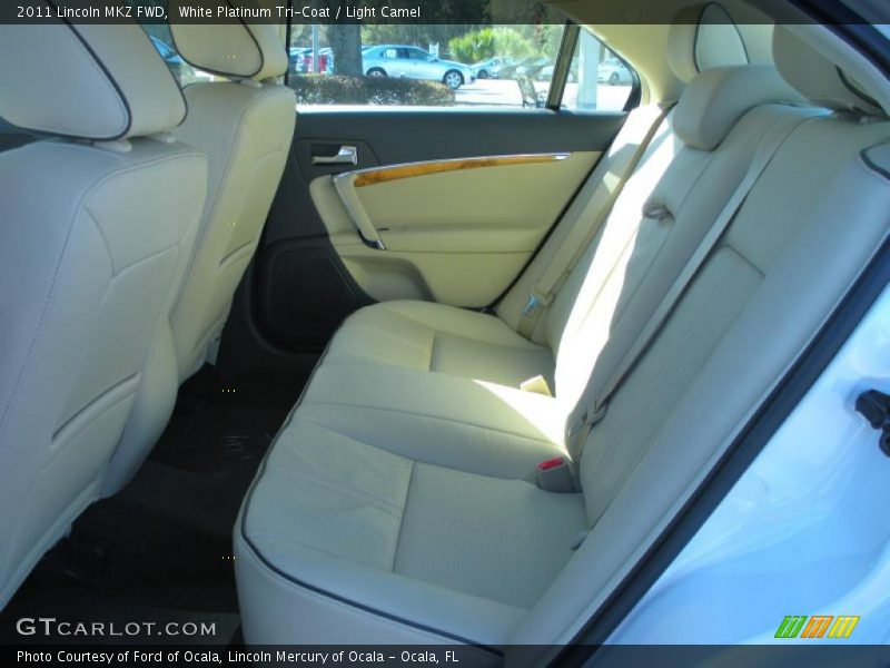 White Platinum Tri-Coat / Light Camel 2011 Lincoln MKZ FWD
