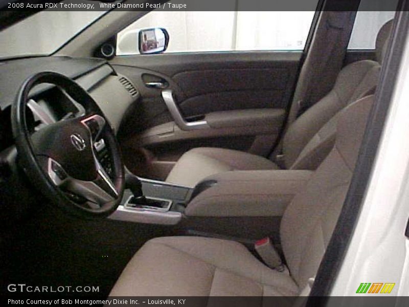 White Diamond Pearl / Taupe 2008 Acura RDX Technology