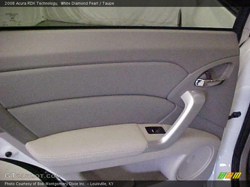 White Diamond Pearl / Taupe 2008 Acura RDX Technology
