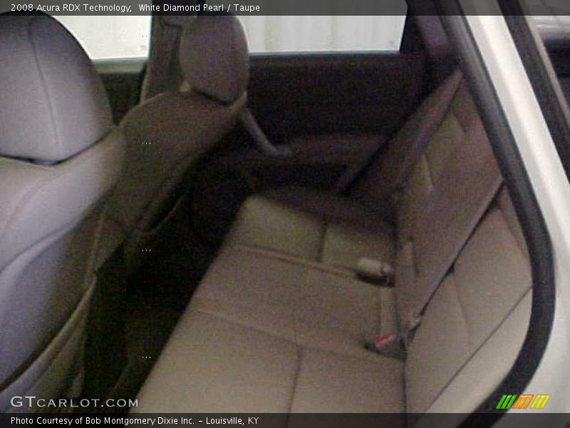 White Diamond Pearl / Taupe 2008 Acura RDX Technology