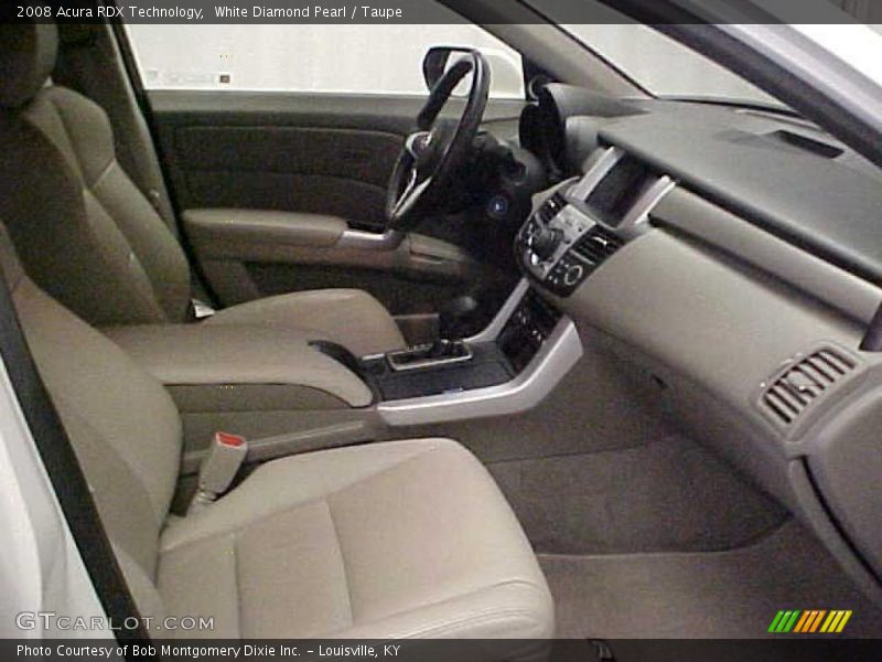 White Diamond Pearl / Taupe 2008 Acura RDX Technology