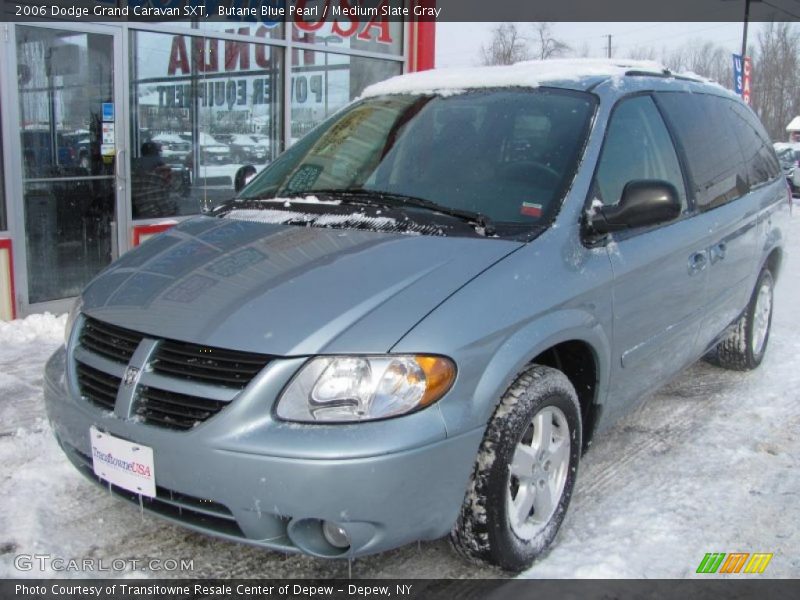 Butane Blue Pearl / Medium Slate Gray 2006 Dodge Grand Caravan SXT